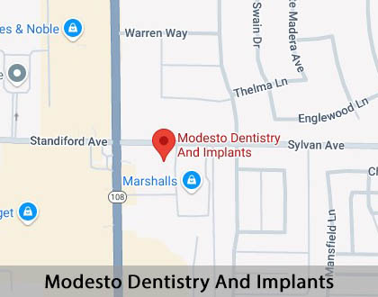 Map image for All-on-4® Implants in Modesto, CA